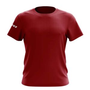 Camiseta Zeus BASIC SS Manga Corta Granate