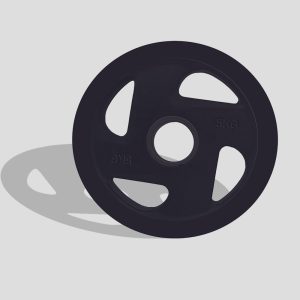 Disco Olímpico 4 Agarres Casquillo de Acero