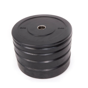 Discos negros de caucho