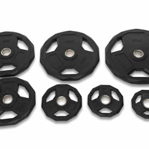 Disco Olímpico Premium Hexagonal Casquillo Acero