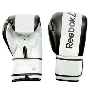 Guante Boxeo PU 14 oz (Blanco/Negro) Reebok