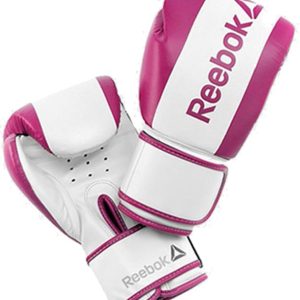 Guante Boxeo PU 10 oz (Blanco /Rosa) Reebok