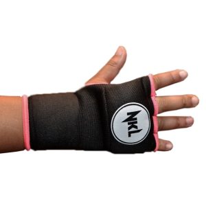 GUANTILLA INTERIOR BOXEO NEGRO/ ROSA