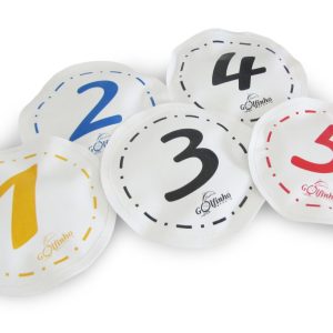 CIRCULOS FLOTANTES CON NÚMEROS