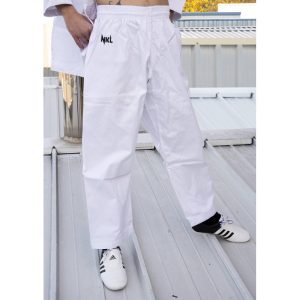 PANTALÓN KARATEGI NKL «TRAINING» 8oz. Blanco