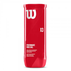 BOTE 3 PELOTAS PADEL WILSON «X3 BALL CAN»