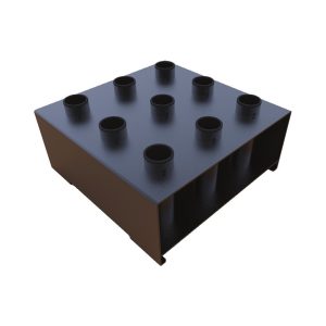 SOPORTE 9 BARRAS SUELO – AMAYA