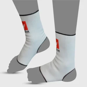 Tobilleras de Muay Thai Kick Boxing K1 MMA Blancas