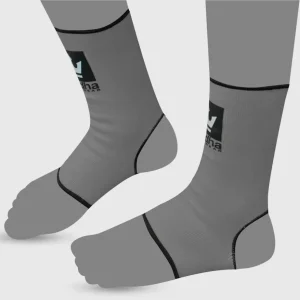 Tobilleras de Muay Thai Kick Boxing K1 MMA Gris