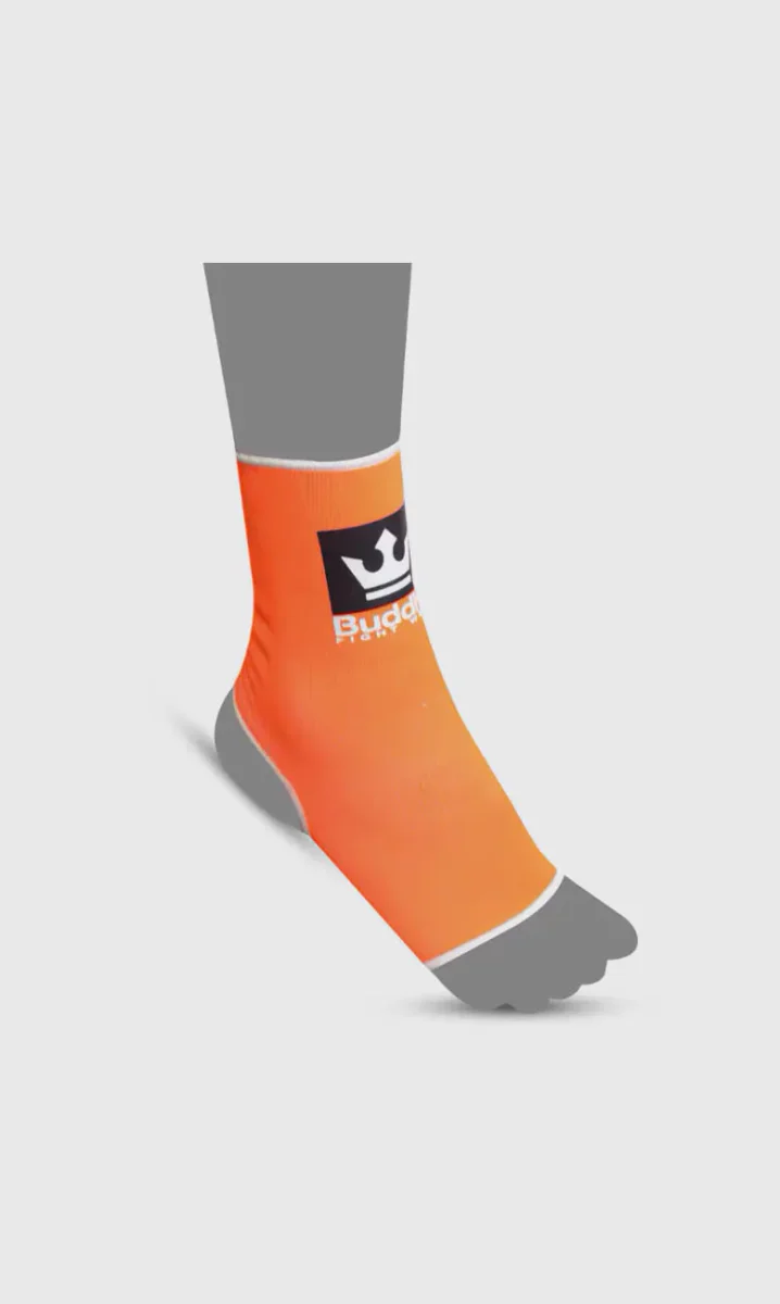 Tobilleras de Muay Thai Kick Boxing K1 MMA Naranja . - Imagen 4