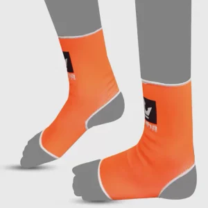 Tobilleras de Muay Thai Kick Boxing K1 MMA Naranja .
