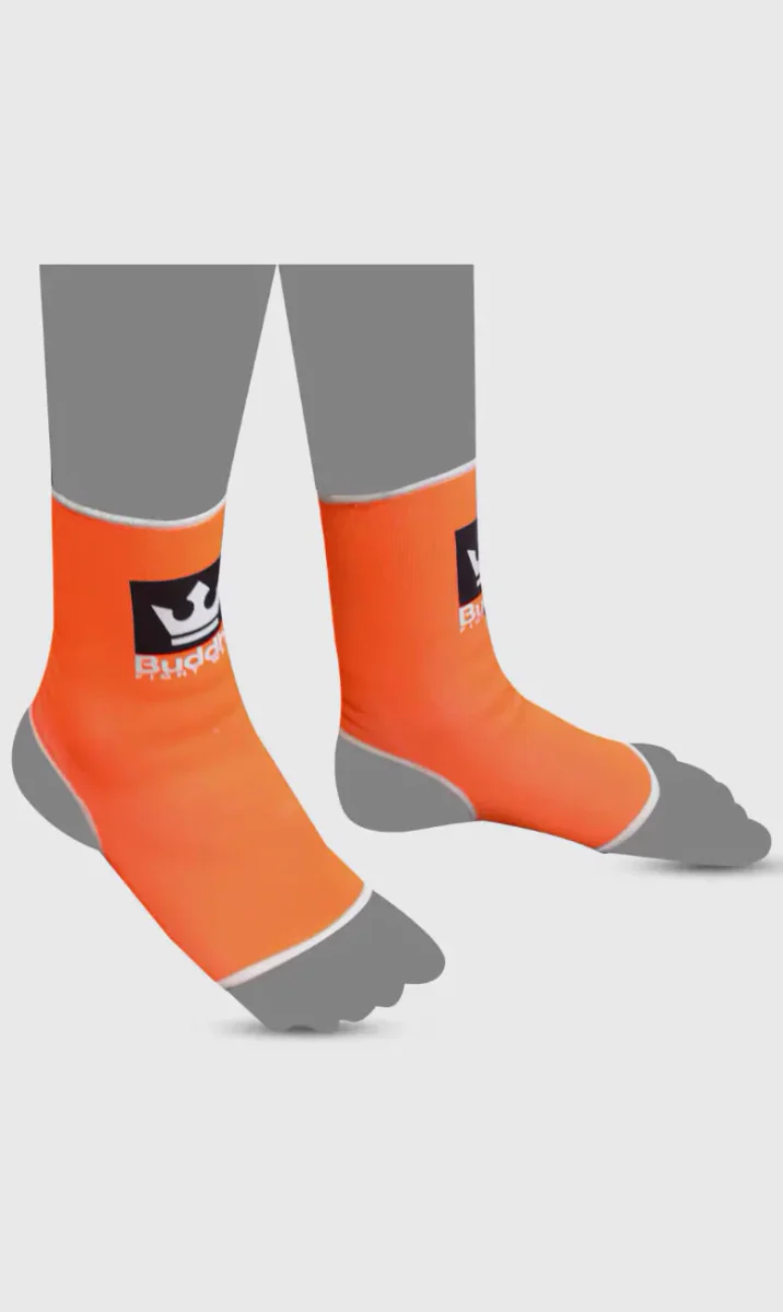 Tobilleras de Muay Thai Kick Boxing K1 MMA Naranja . - Imagen 3