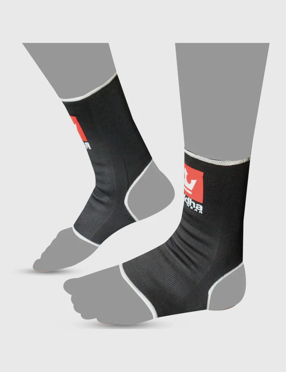 Tobilleras de Muay Thai Kick Boxing K1 MMA Negras