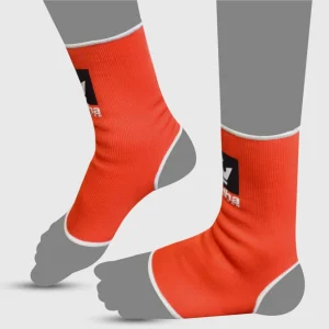 Tobilleras de Muay Thai Kick Boxing K1 MMA Rojas