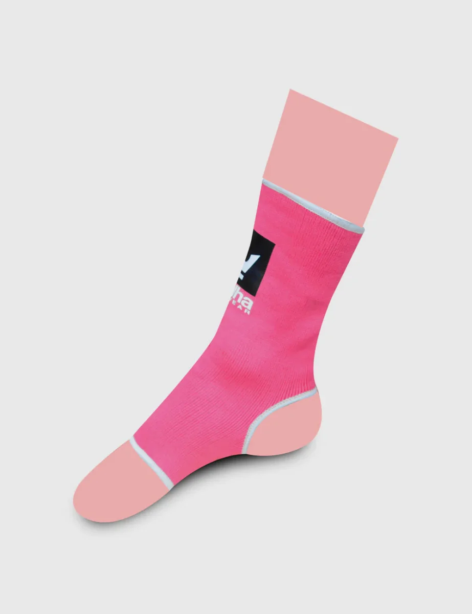 Tobilleras de Muay Thai Kick Boxing K1 MMA Rosa Fluor - Imagen 3